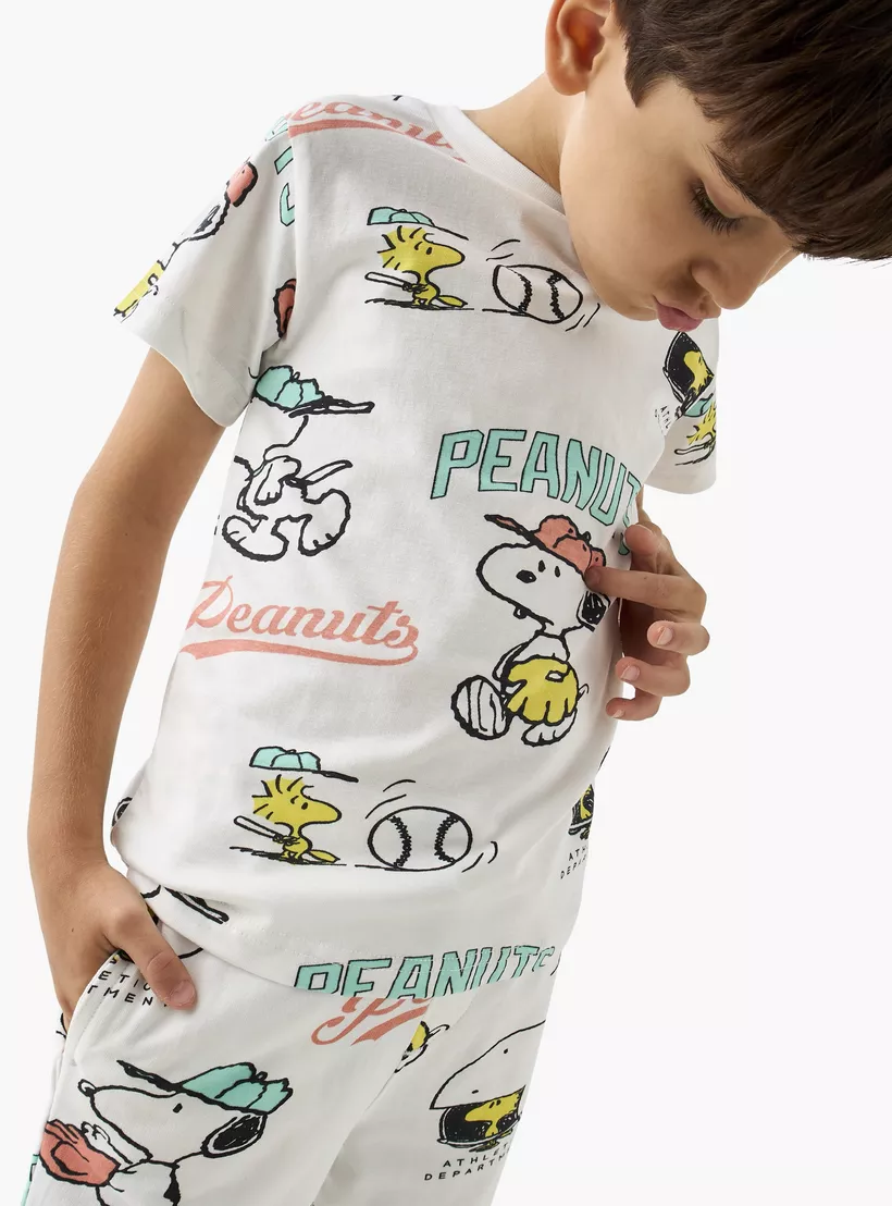 snoopy dog-print-on-short-3