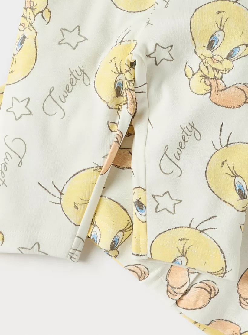 tweety-print-on-shirt and pyjama-4