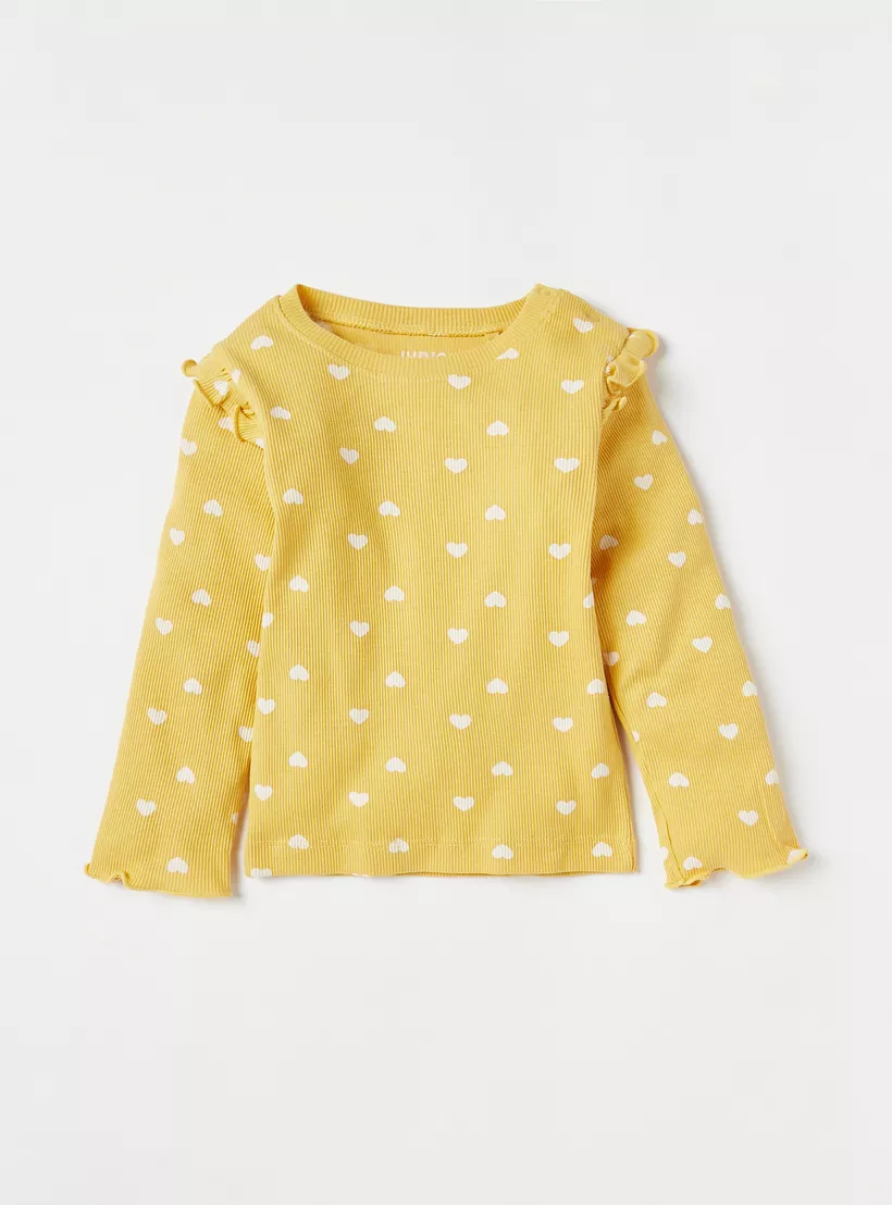 yellow-heart-print-t-shirts-2