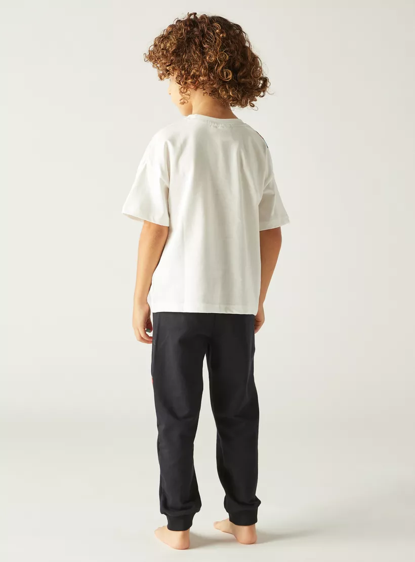 Avengers-Print-T-shirt-and-Pyjama-Set-3