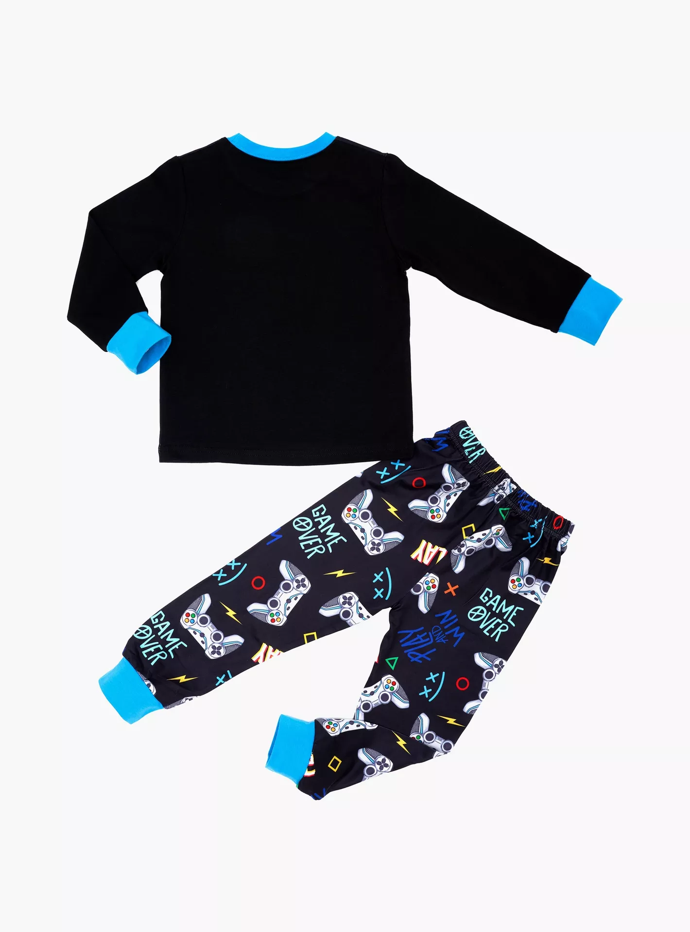 Babyqlo-Gamer-Glow-In-The-Dark-Cotton-Pyjama-Set-1