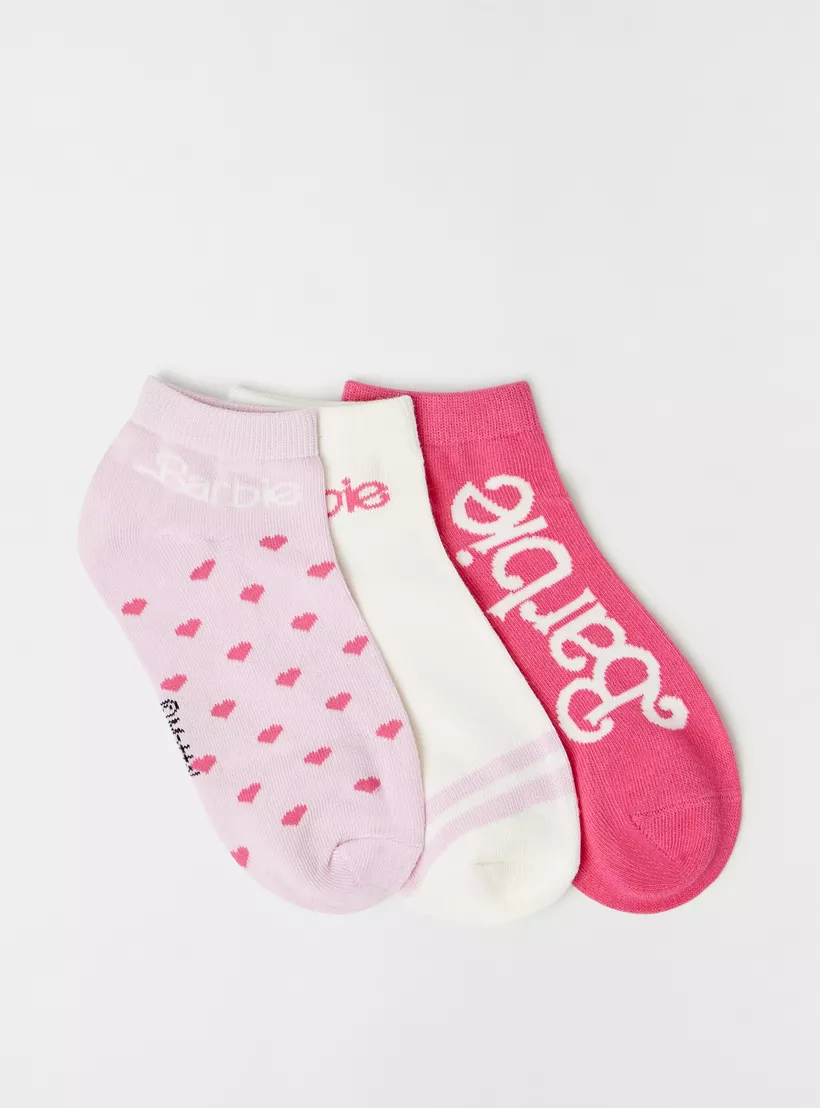 Barbie Print Ankle Length Socks - 2