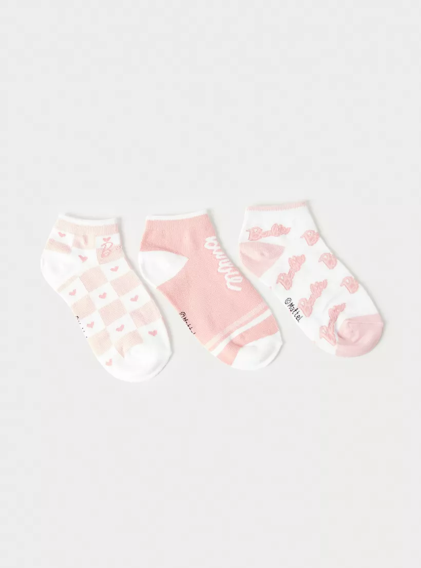 Barbie Print Ankle Length Socks -6