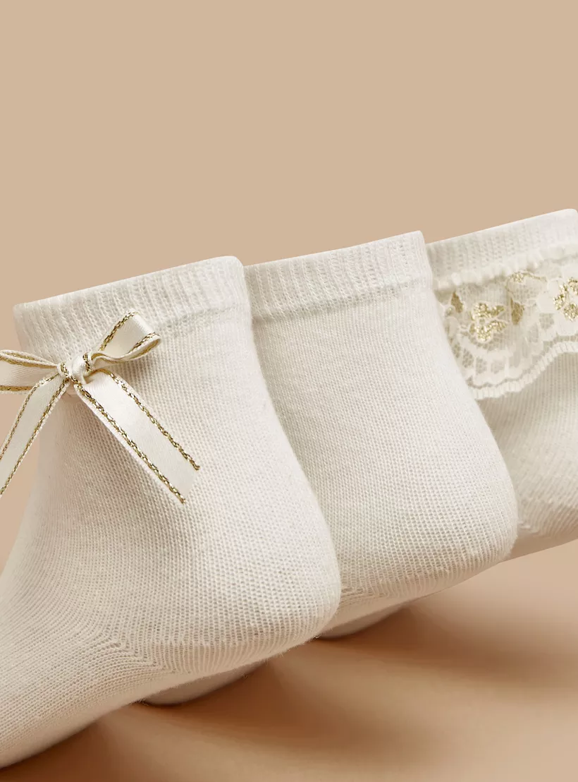 Barefeet Assorted Socks - Set of 3-3