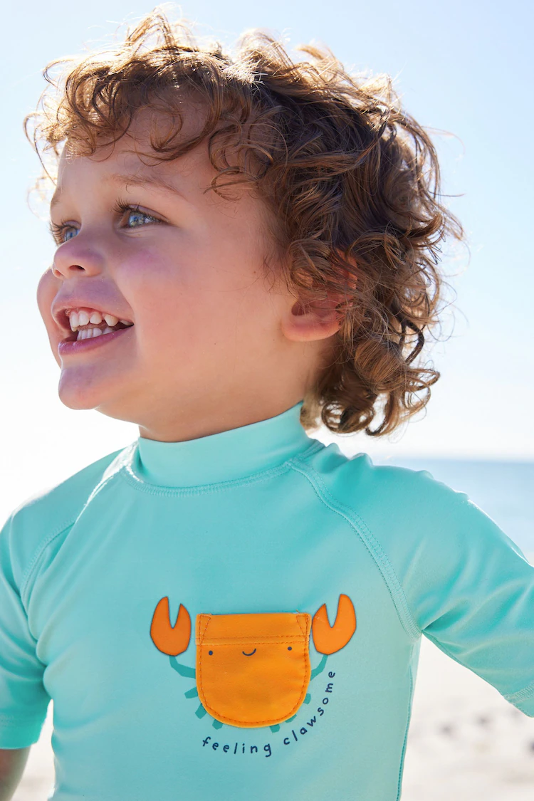 Blue Crab Sunsafe Top and Shorts Set (3mths-7yrs)-5