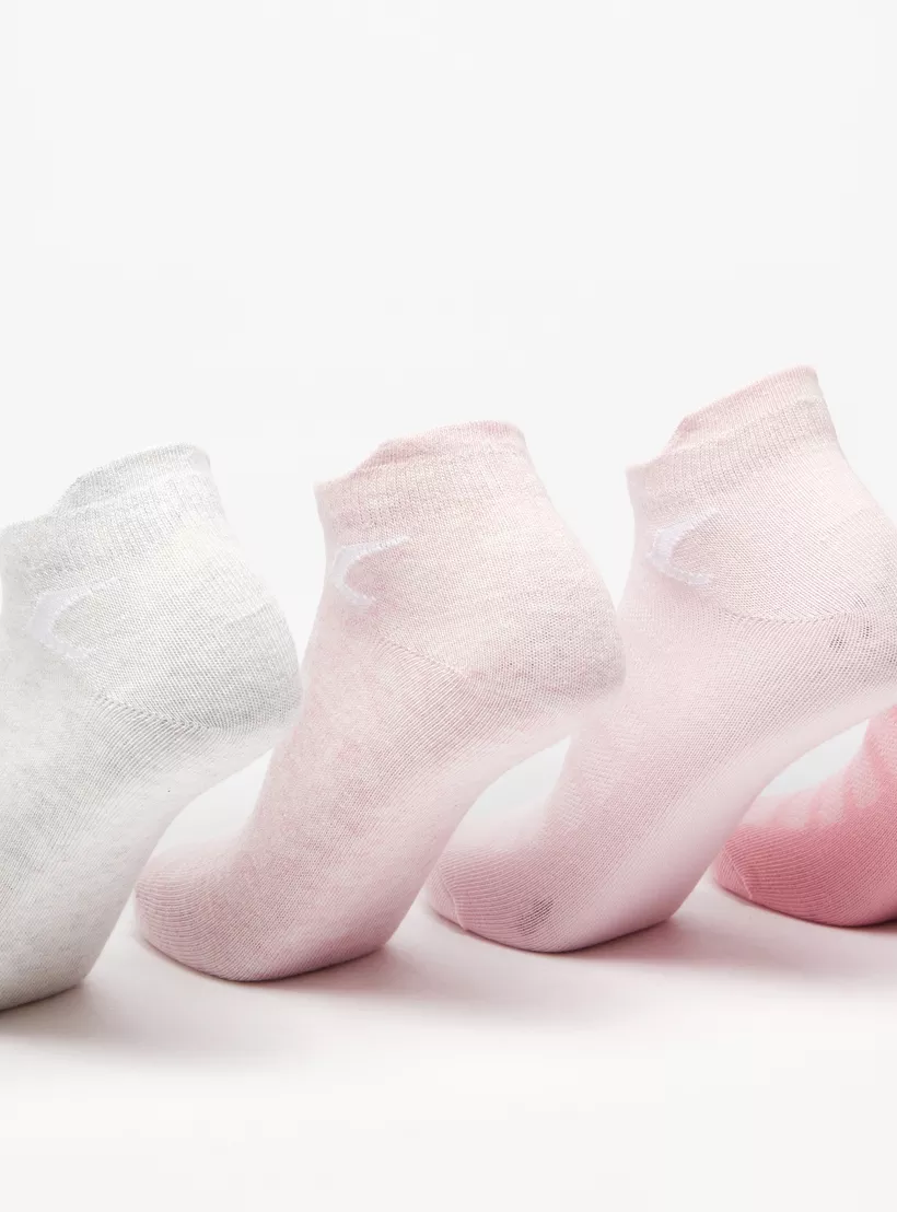 Dash Textured Ankle Length Socks - Set of 5-2