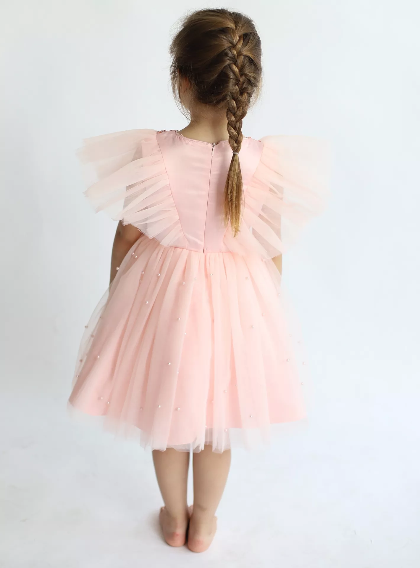 Ddaniela Embellished Cap Sleeves Party Dress-4