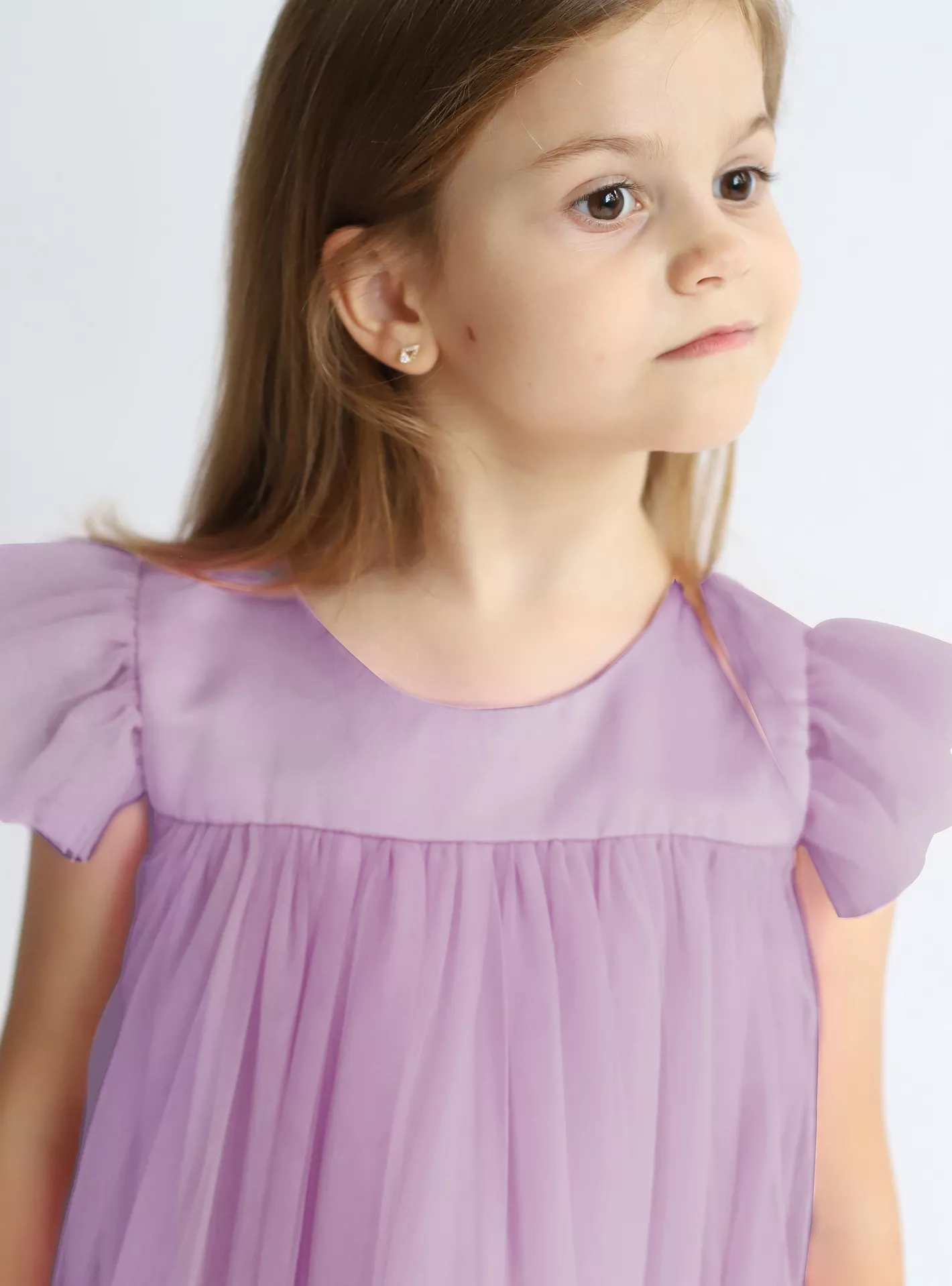 Ddaniela Pleated Cap Sleeves Party Dress-3