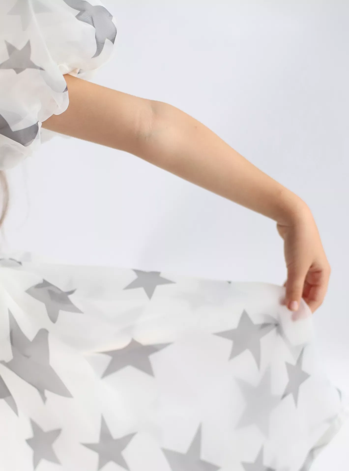 Ddaniela Short Sleeves Tulle Dress-4