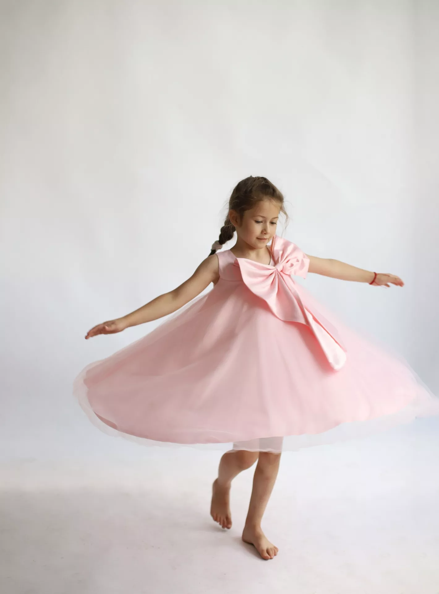 Ddaniela Sleeveless Party Dress with Bow-3