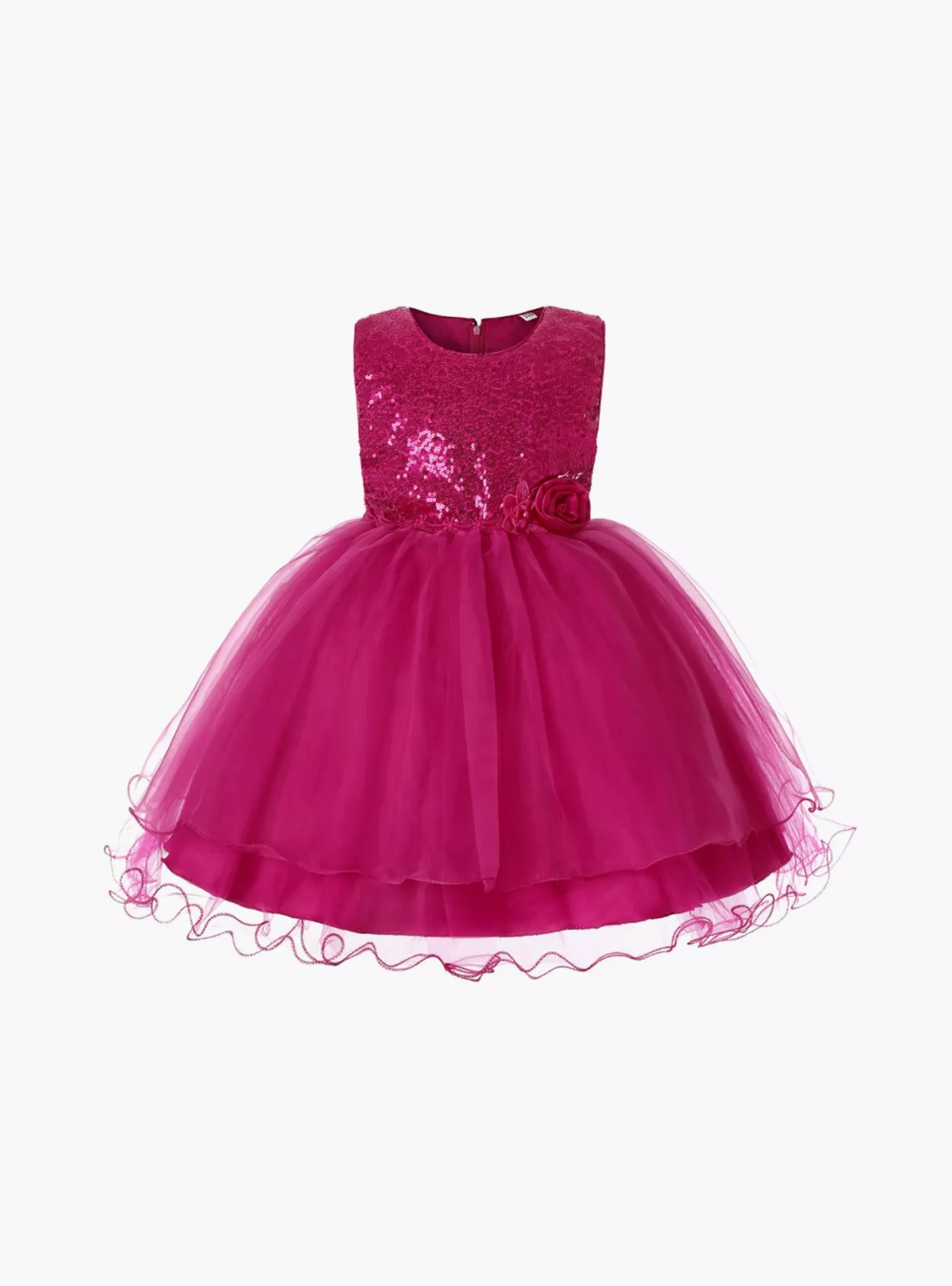 Ddaniella Princess Embellished Sleeveless Party Dress-4