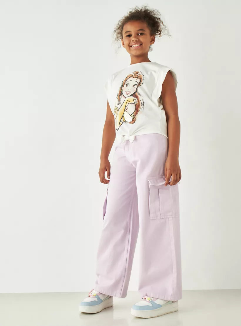 Disney Elsa Sequinned T-shirt-2