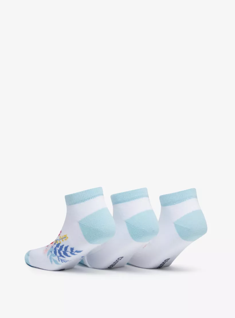 Disney Frozen Print Ankle Length Socks -2