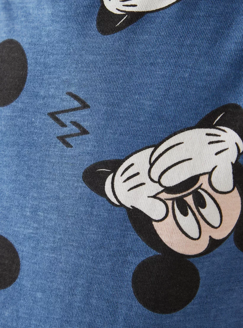 Disney-Mickey-Mouse-Print-T-shirt-with-Pyjamas - Set-of-2-5