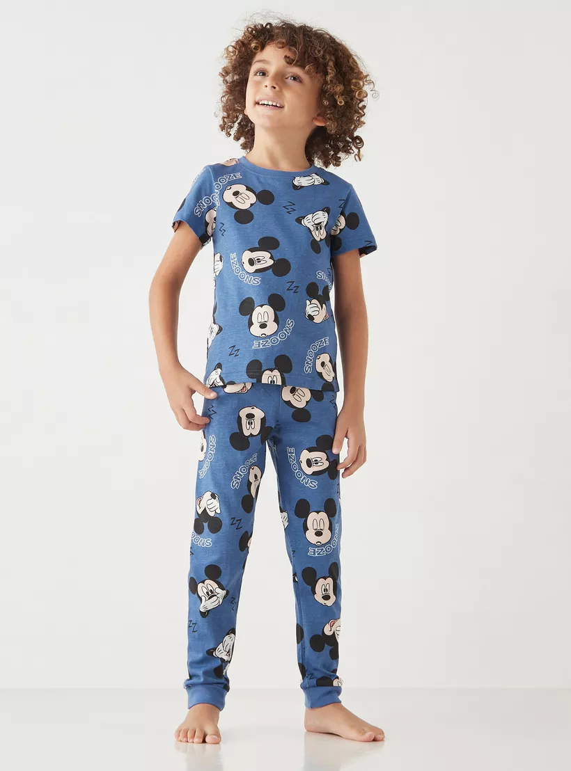 Disney-Mickey-Mouse-Print-T-shirt-with-Pyjamas - Set-of-2-7