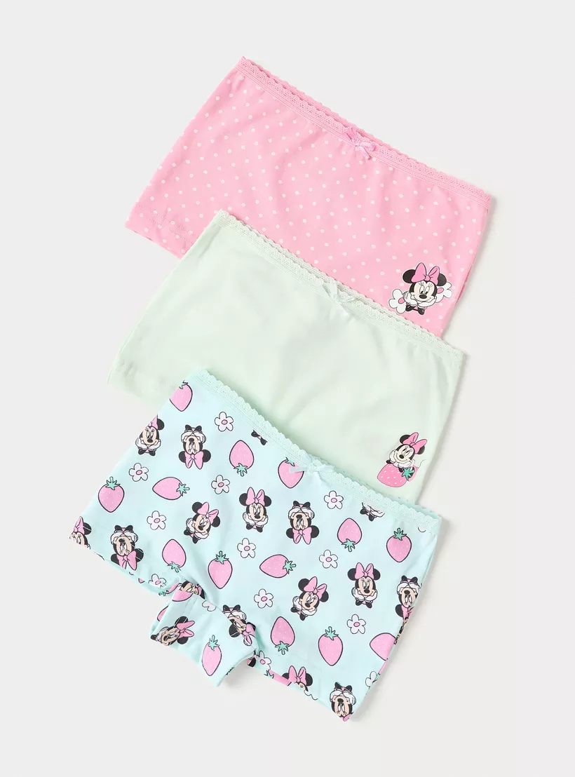 Disney-Minnie-Mouse-Print-Briefs-with-Elasticated-Waistband -1