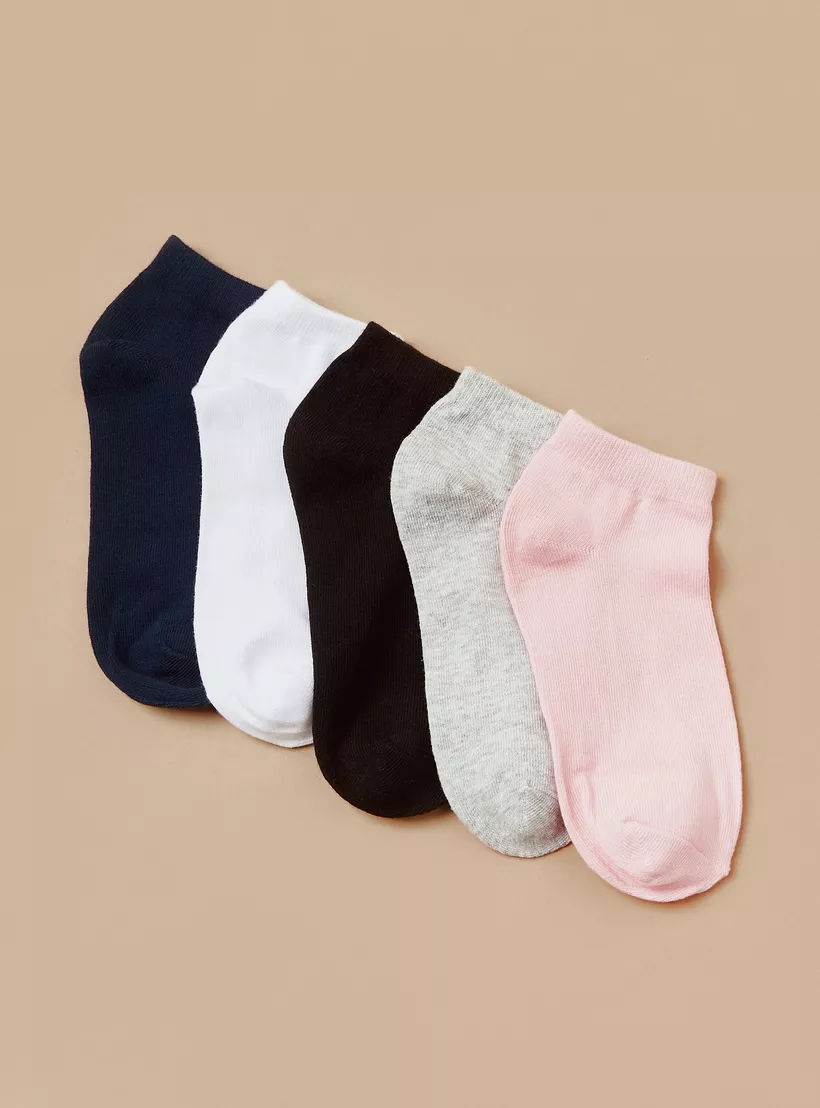 Gloo Solid Ankle-Length Socks-2