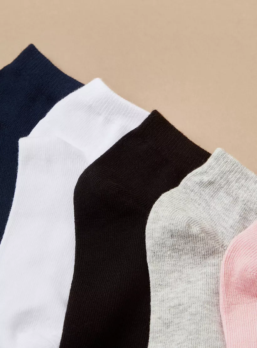 Gloo Solid Ankle-Length Socks-3