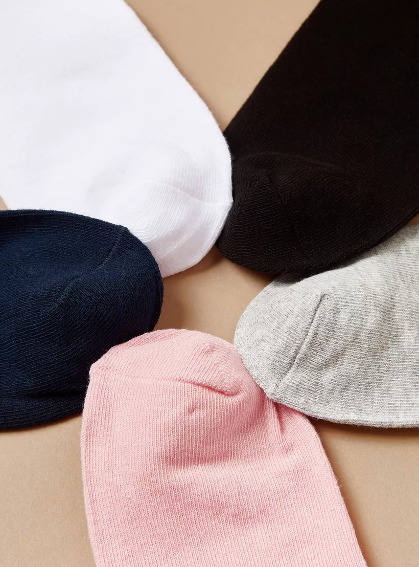 Gloo Solid Ankle-Length Socks-4