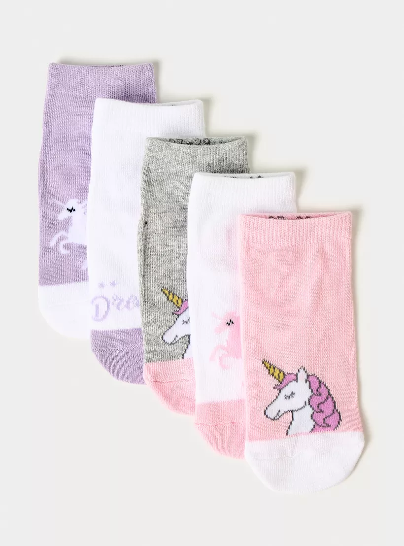 Gloo Unicorn Print Ankle Length-2