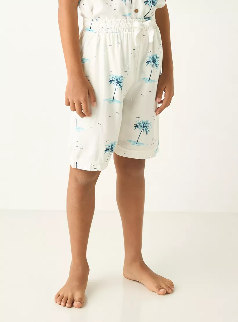 Juniors-All-Over-Palm-Print-Short-Sleeves-Shirt-and-Shorts-Set-2