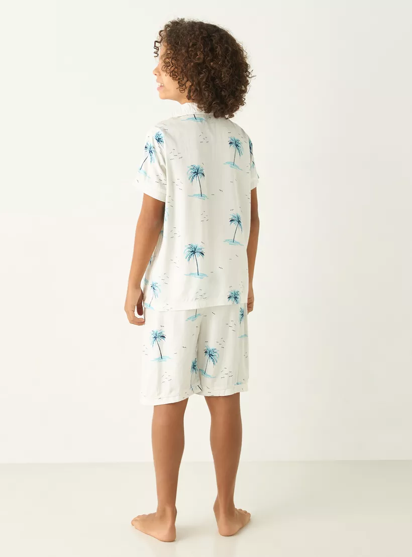 Juniors-All-Over-Palm-Print-Short-Sleeves-Shirt-and-Shorts-Set-3