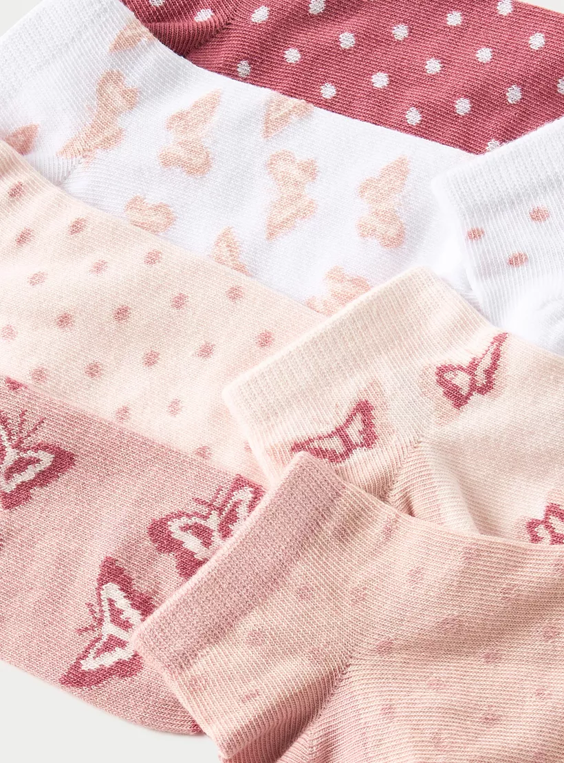 Juniors Assorted Ankle Length Socks - 3