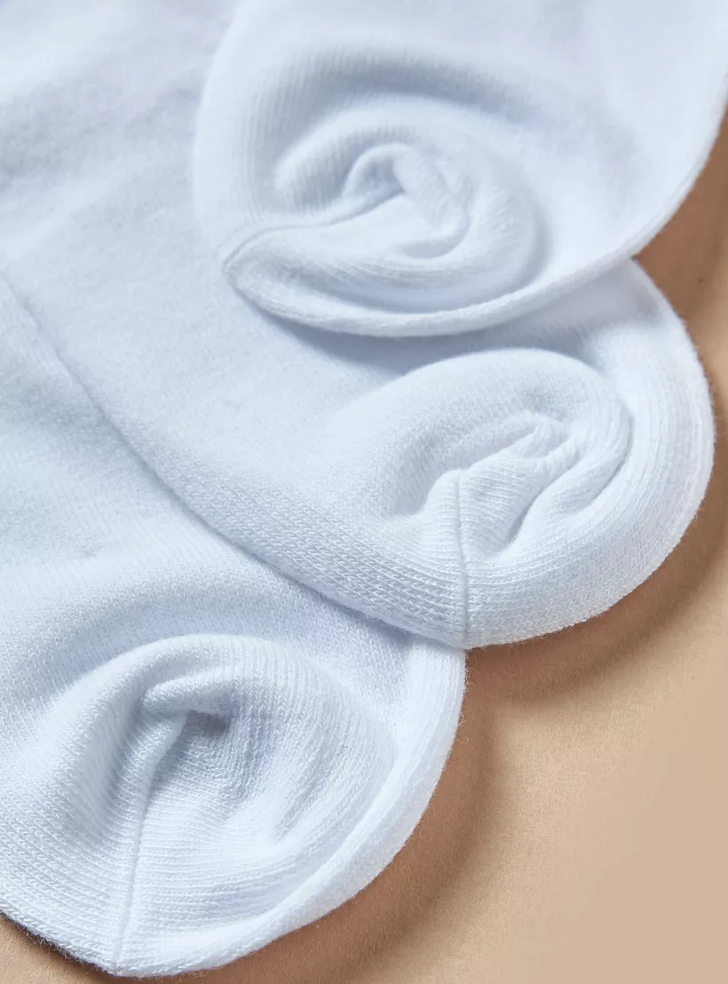 Juniors Bow Accent Ankle Length Socks - 4