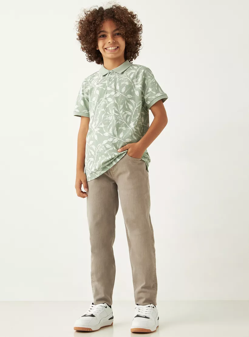 Juniors-Boy's-Slim-Fit-Jeans-beige-1