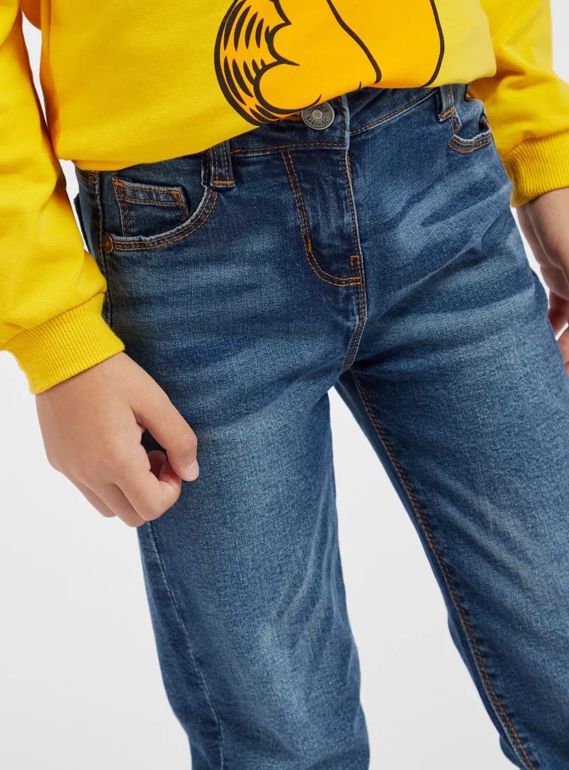 Juniors Girls' Slim Fit Jeans-5