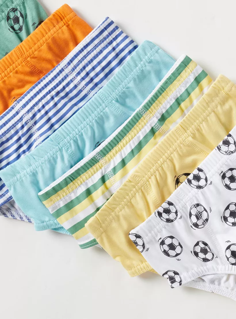 Juniors Printed Briefs - Set of 7-7