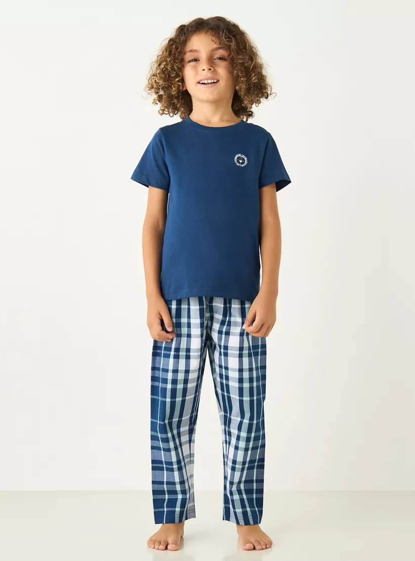 Juniors-Printed-Short-Sleeve-T-shirt-and-Pyjamas - Set-of-3-5