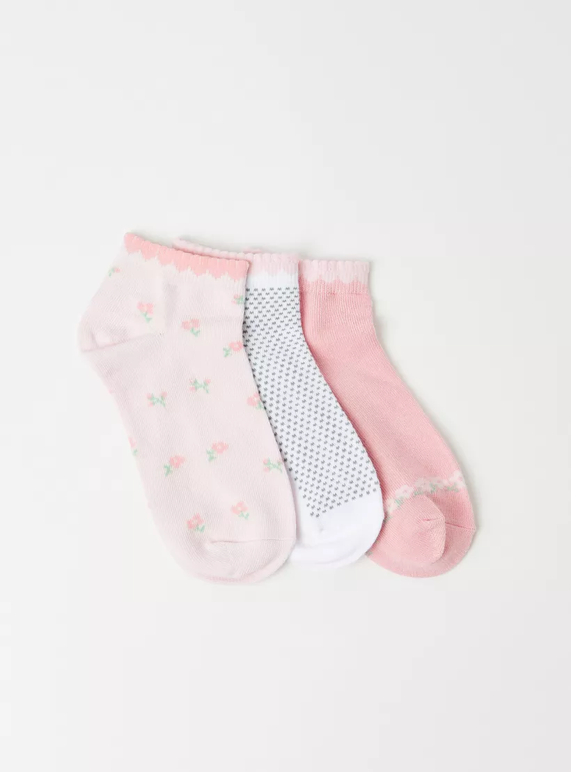 Juniors Printed Socks - Set of 3-2