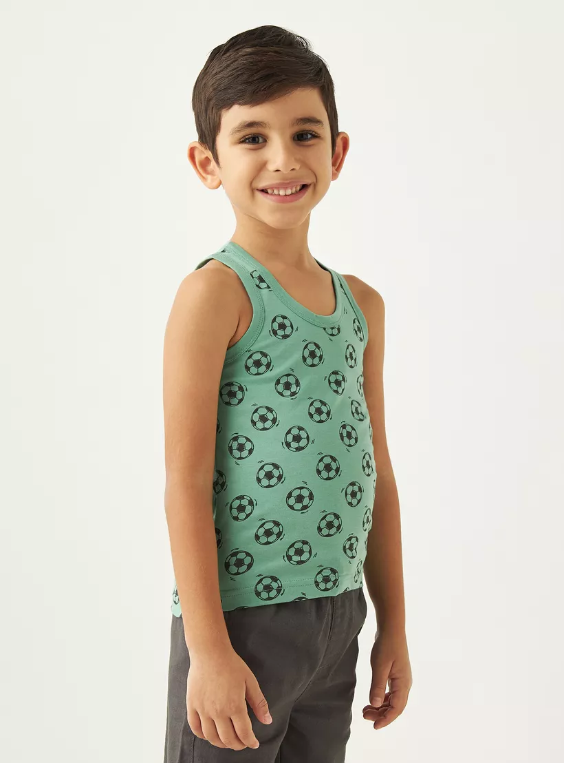 Juniors Printed Vest - 7