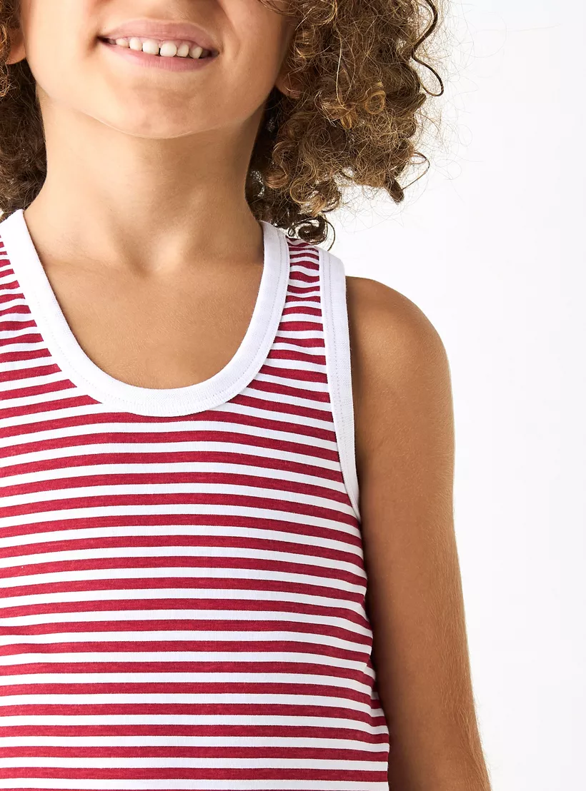 Juniors Printed Vest - Set of 3-4