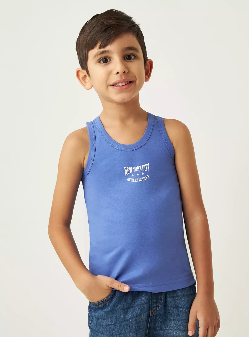 Juniors Printed Vest - Set of 7-8