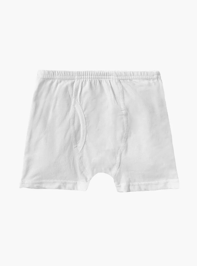 Juniors Solid Boxers with Elasticised-2