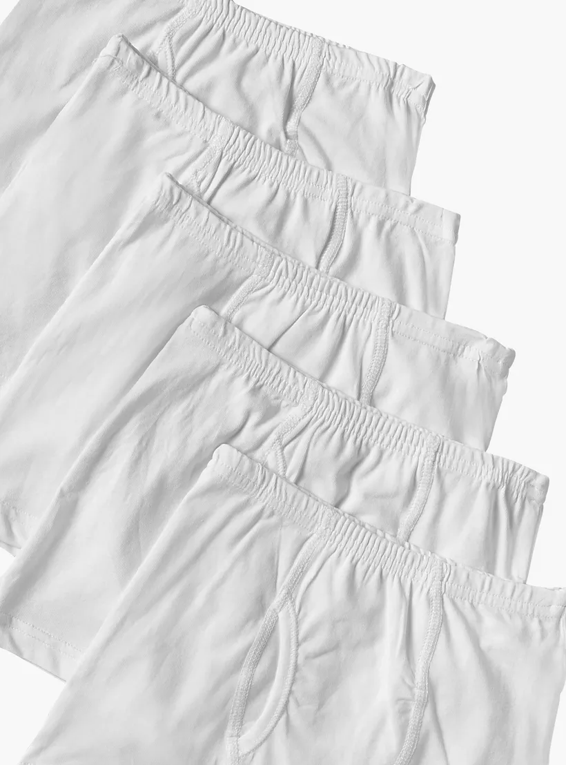 Juniors Solid Boxers with Elasticised-3