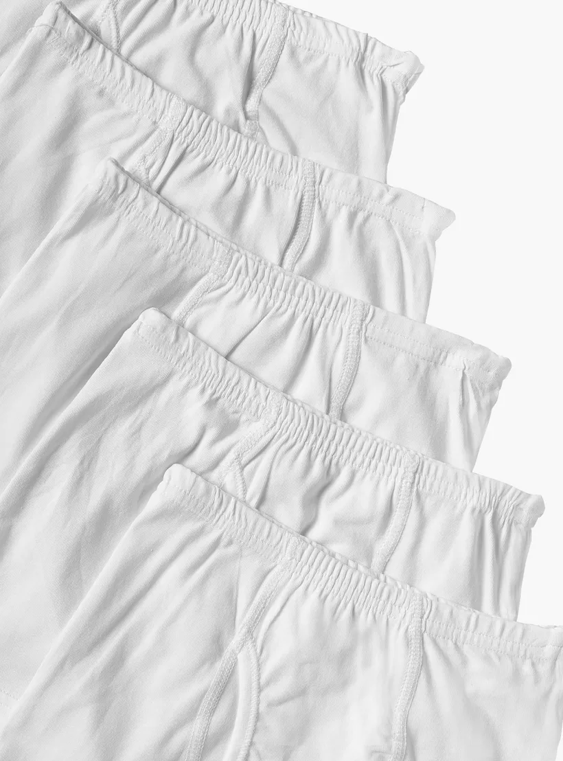 Juniors Solid Boxers with Elasticised-4