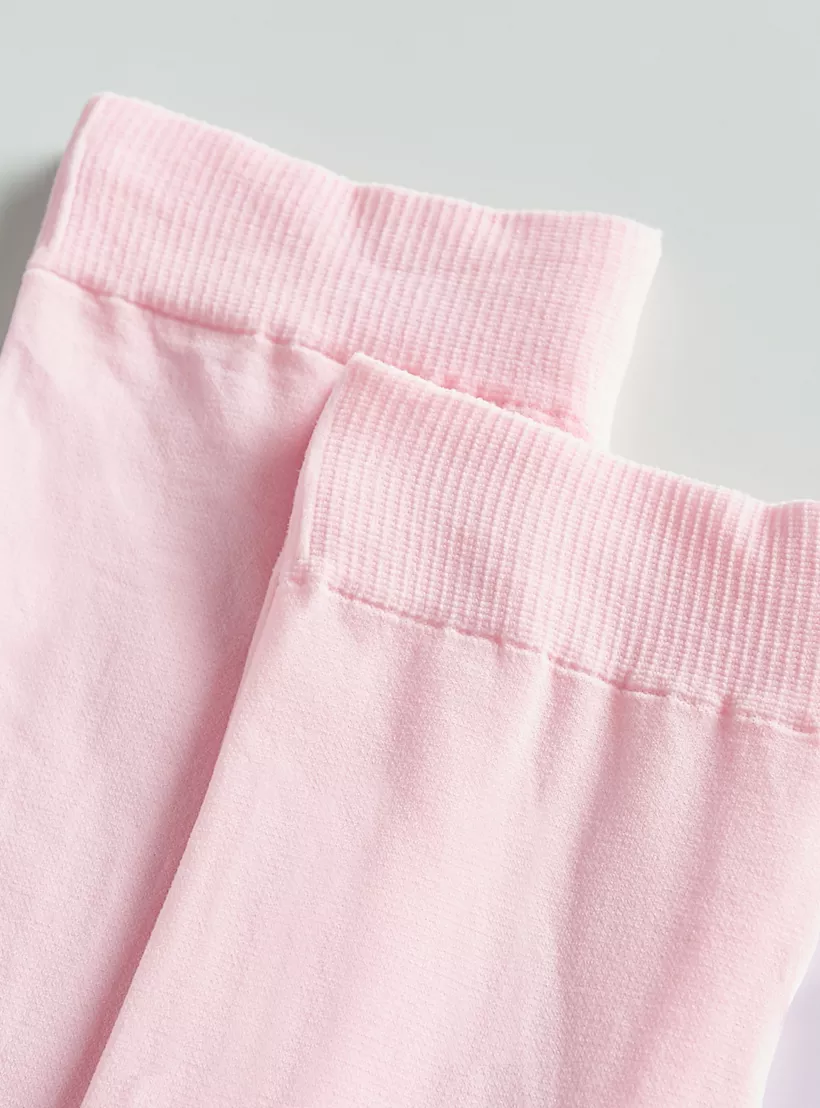 Juniors Solid Tights with Elasticated Waistband - 4