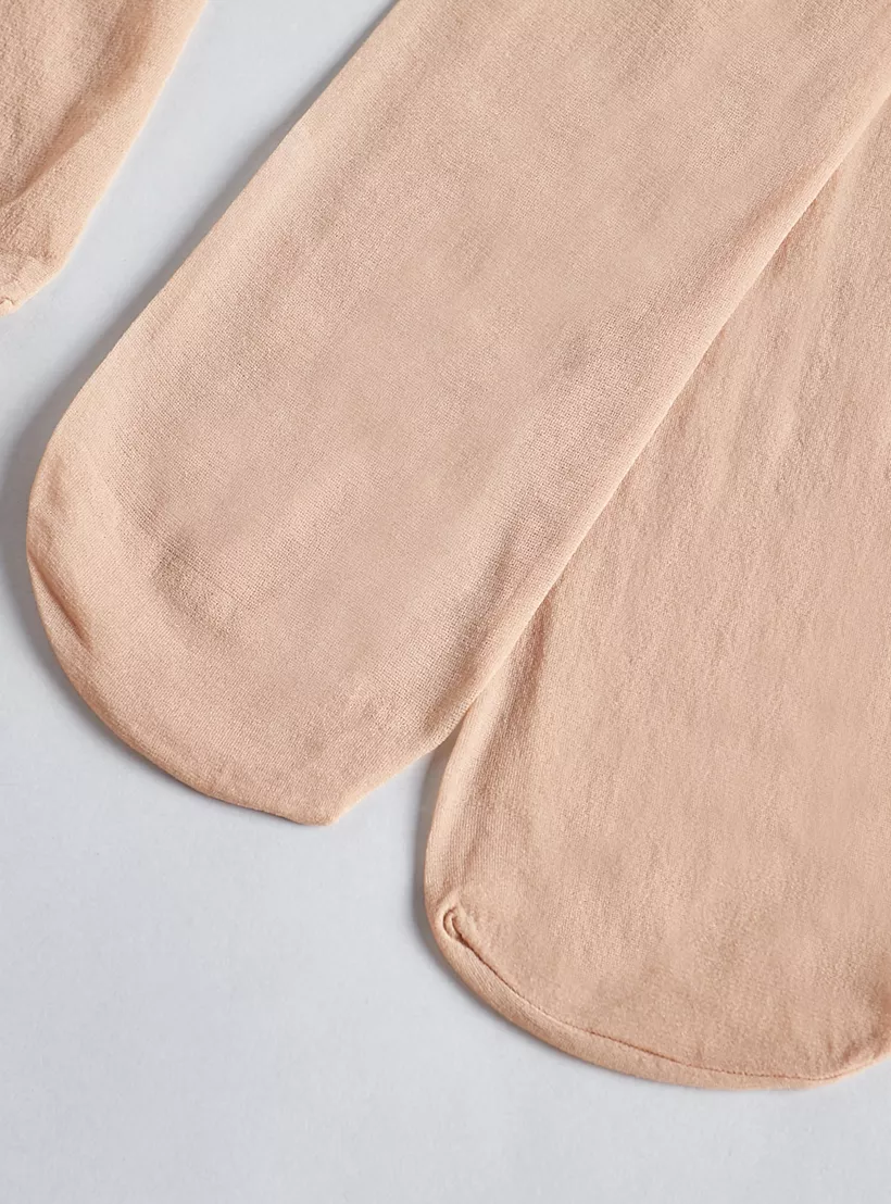 Juniors Solid Tights with Elasticated Waistband - 7