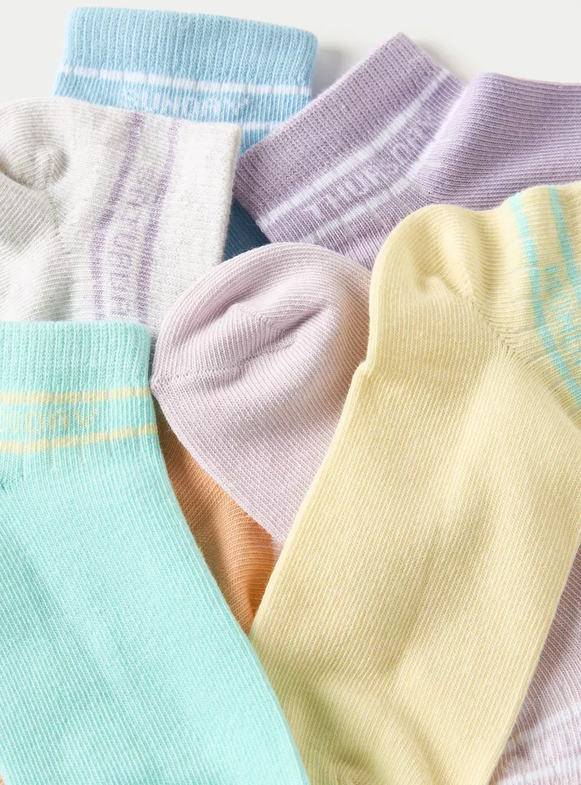 Juniors Textured Ankle Length Socks -4