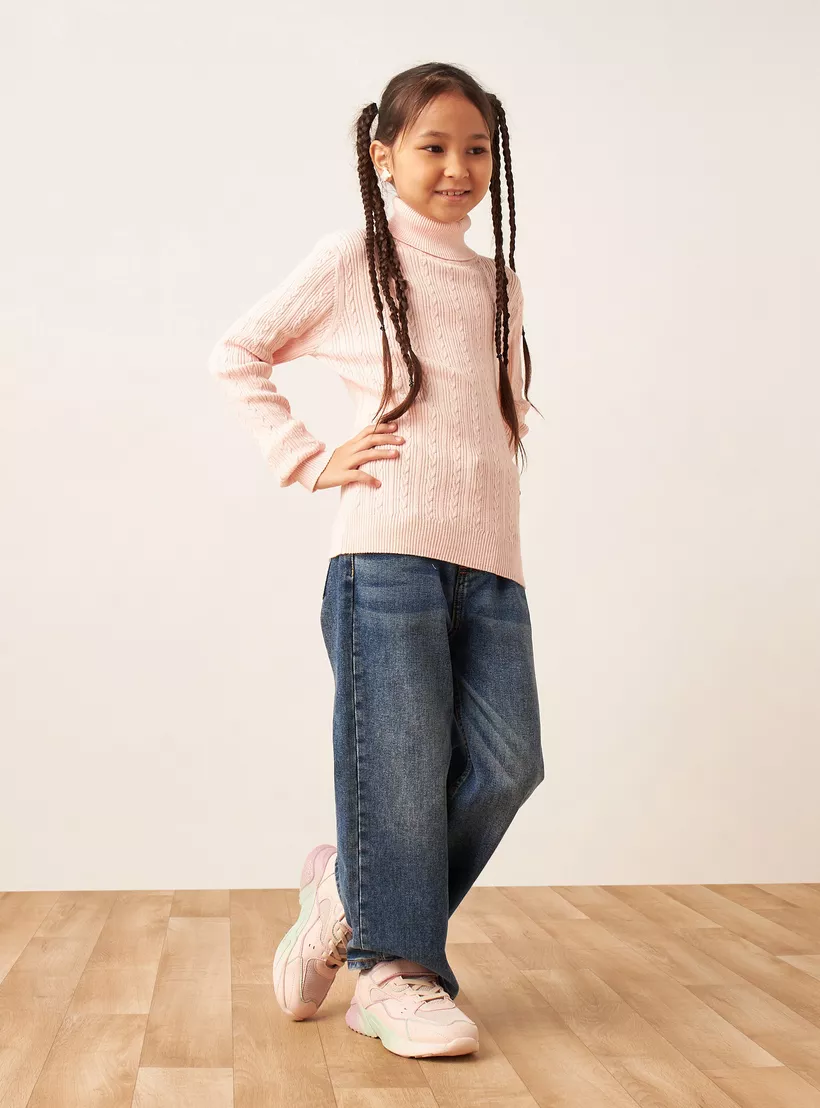 Juniors Textured Pullover-2