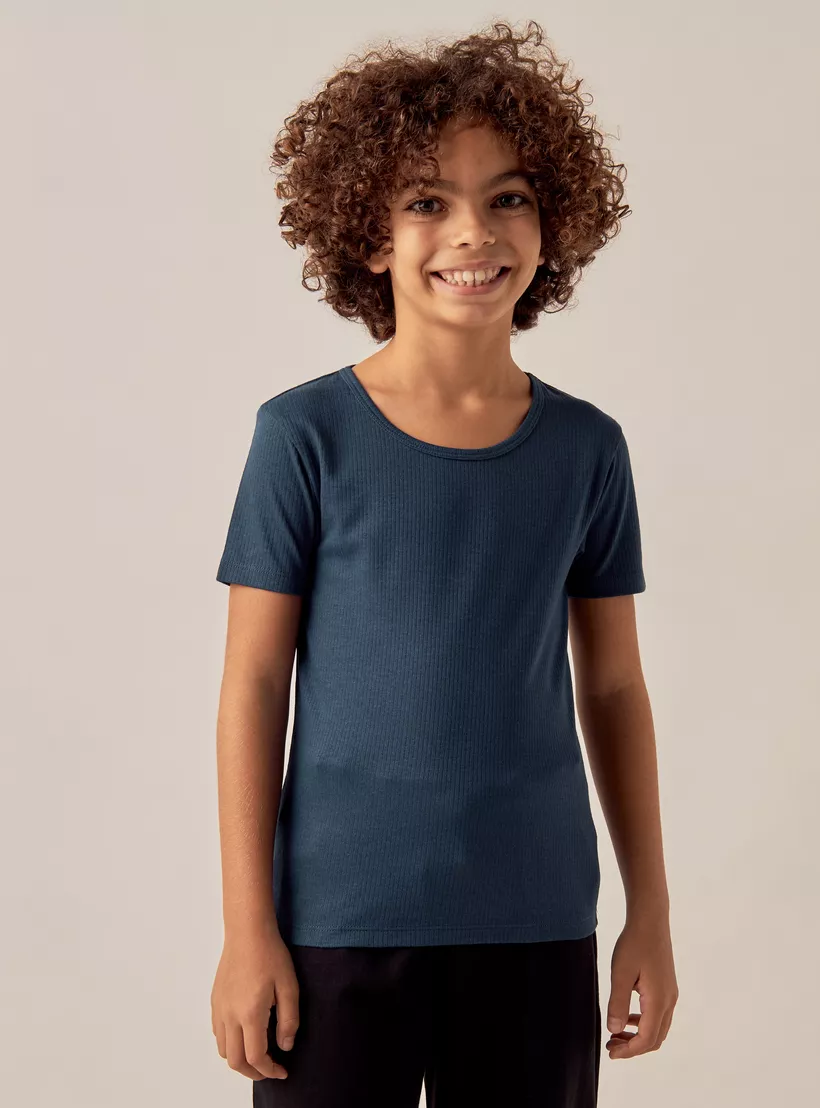 Juniors Textured Thermal Vest -2