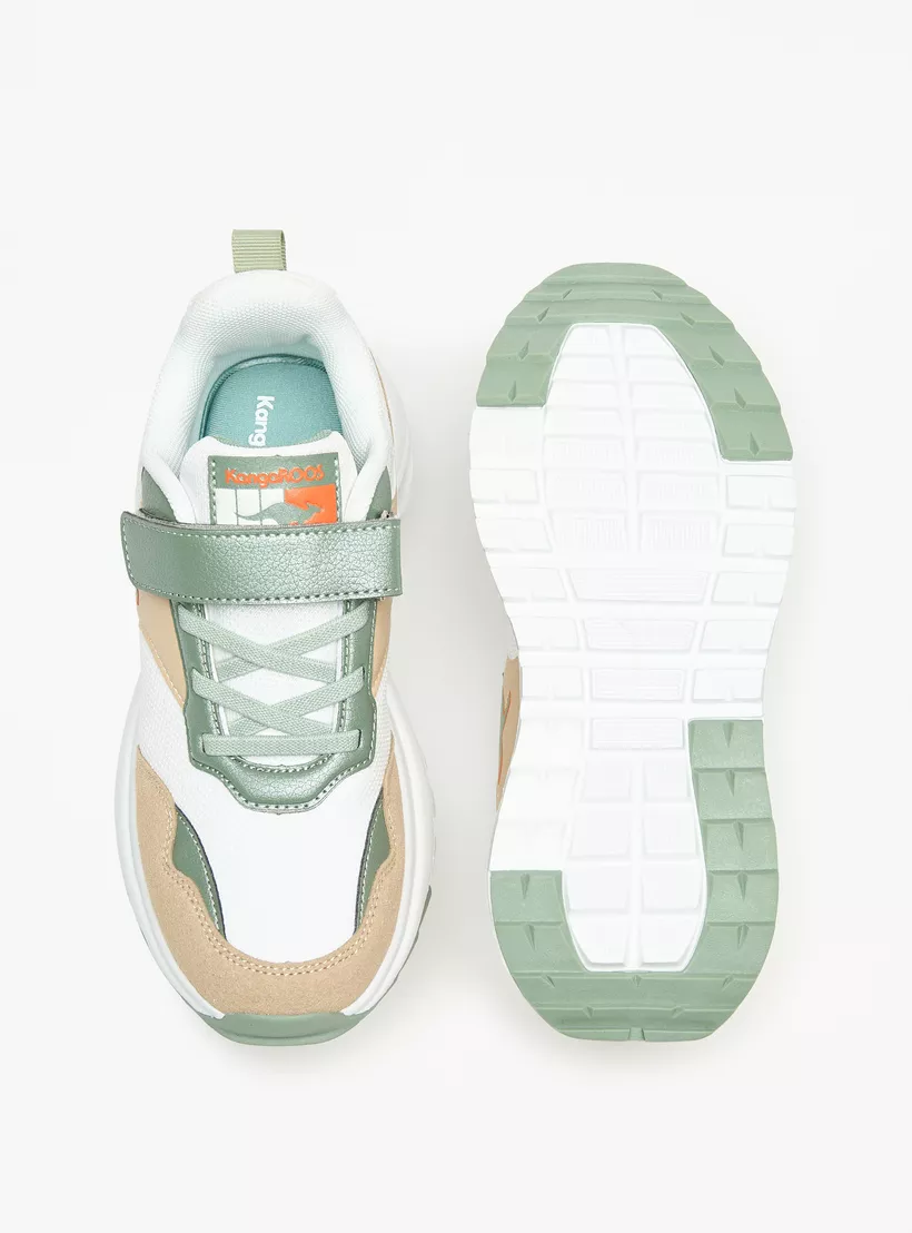 KangaROOS Boys' Panelled Walking Shoes -4