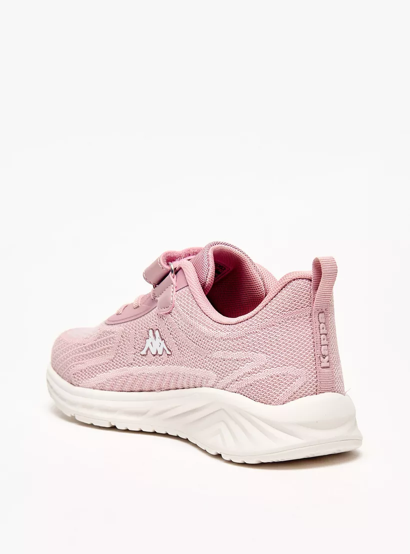 Kappa Girls' Colourblock Walking Shoes with Hook and Loop Closure-2