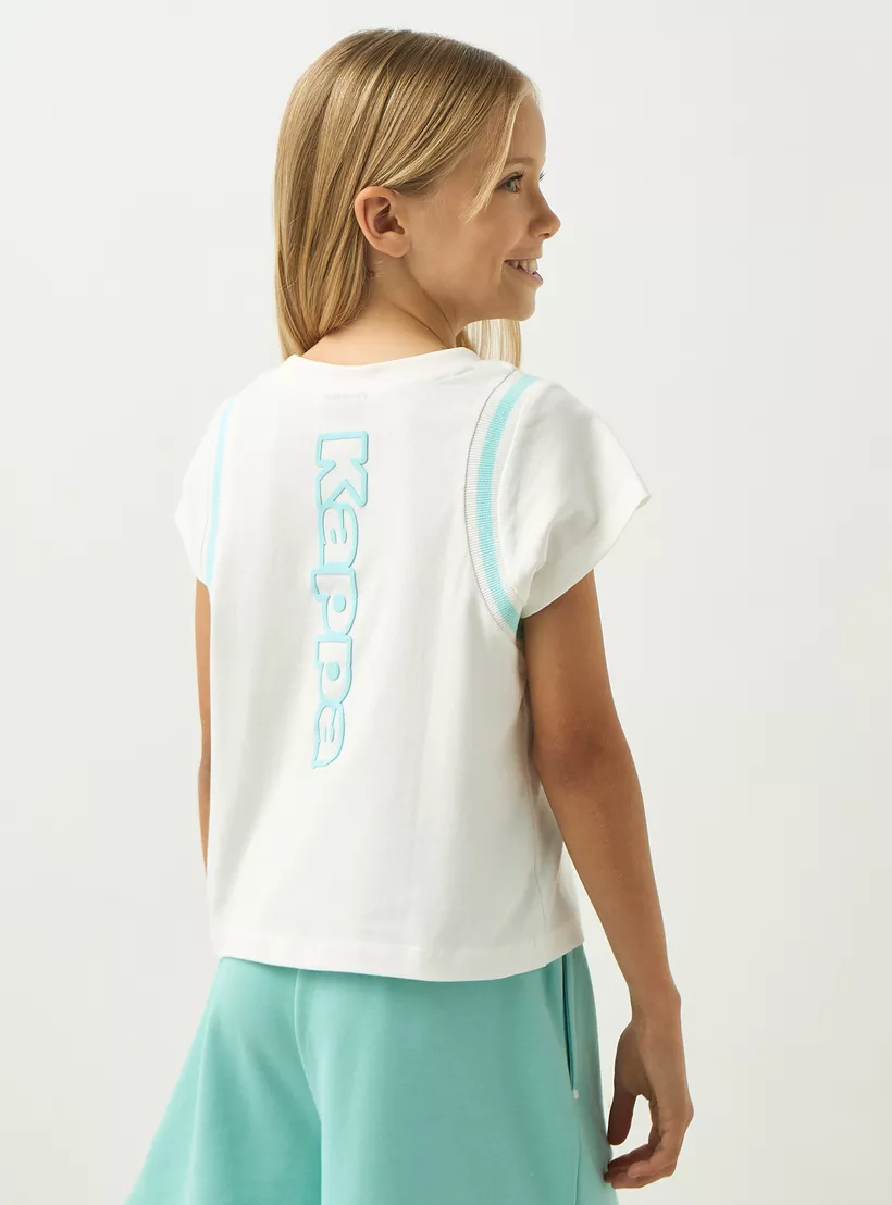 Kappa Logo Embossed T-shirt with Short -3