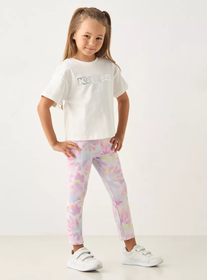 Kappa Logo Print Crew Neck T-2