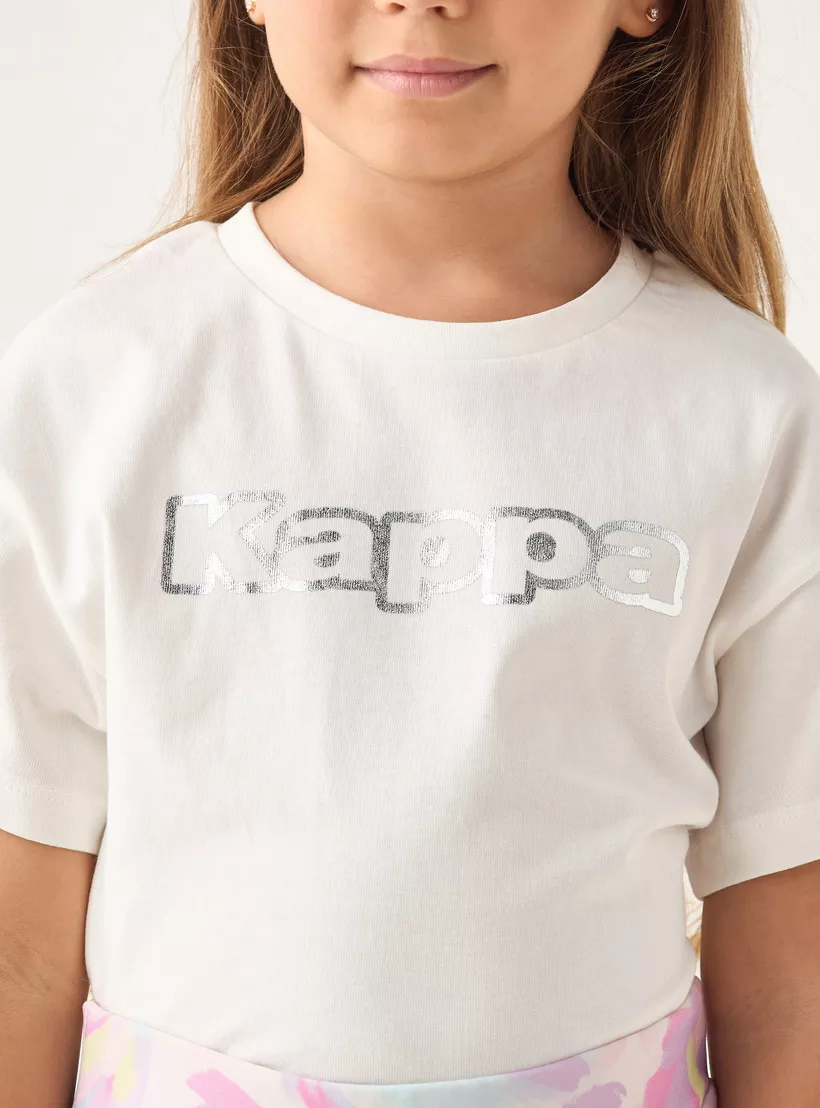Kappa Logo Print Crew Neck T-3