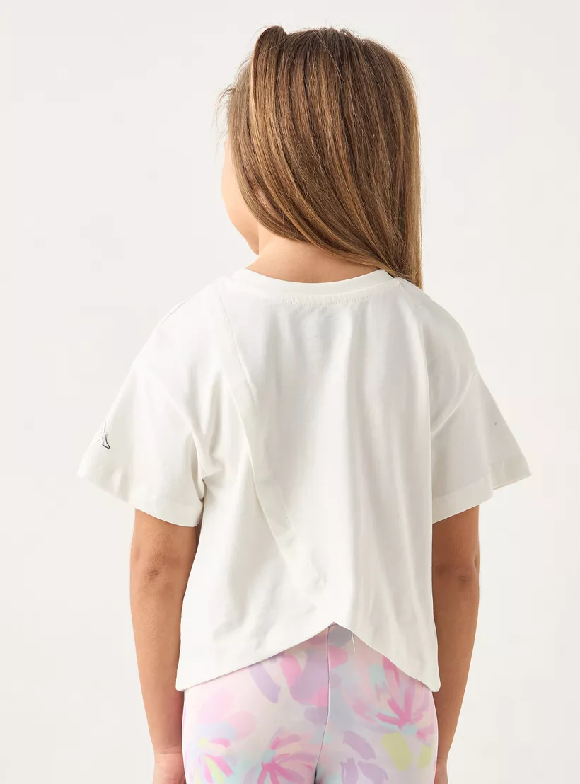 Kappa Logo Print Crew Neck T-4